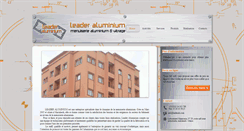 Desktop Screenshot of leaderalu.com
